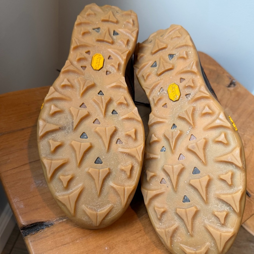 Merrell Men's Zion Brown Leather Trail Shoes Vibram Size 12 EUC - Picture 6 of 9